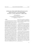 Đánh giá tổng hợp tiềm năng du lịch sinh thái dựa vào cộng đồng huyện A Lưới, tỉnh Thừa Thiên Huế