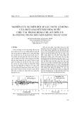 Nghiên cứu sự biến đổi áp lực nước lỗ rỗng của đất loại sét bão hòa nước chịu tải trọng động chu kỳ đơn và đa phương trong điều kiện không thoát nước