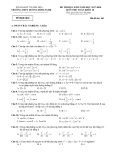 Đề thi học kì 2 môn Toán 10 năm 2017-2018 có đáp án - Trường THPT Dương Đình Nghệ - Mã đề 101