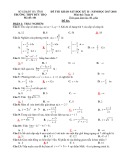 Đề thi học kì 2 môn Toán 11 năm 2017-2018 có đáp án - Trường THPT Đức Thọ