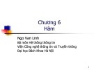 Bài giảng Tin học căn bản (Phần 3): Chương 6 - Ngô Văn Linh