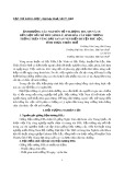 Ảnh hưởng các nguyên tố vi lượng Mo, Mn và Cu đến một số chỉ tiêu sinh lý, sinh hóa cây đậu tương  trồng trên vùng đất savan ven biển huyện Phú Lộc,  tỉnh Thừa Thiên Huế