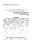 Đánh giá tài nguyên đất đai theo phương pháp của fao phục vụ cho quy hoạch phát triển nông - lâm nghiệp ở vùng đồi núi Lệ Ninh, tỉnh Quảng Bình