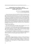 Thành phần loài lưỡng cư, bò sát tại khu Bảo tồn thiên nhiên Bình Châu-Phước Bửu tỉnh Bà Rịa - Vũng Tàu