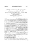 Góp phần xác định nguyên nhân sạt lở bờ sông Tiền và sông Sài Gòn bằng các khảo sát địa vật lý gần mặt đất