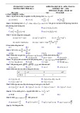 Đề thi học kì 2 môn Toán 10 năm 2017-2018 có đáp án - Trường THPT Tĩnh Gia 4 - Mã đề 181