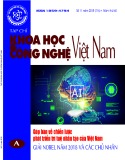 Tạp chí khoa học và công nghệ Việt Nam - Số 11A năm 2018