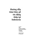 Indonesia và hướng dẫn khai thác gỗ tác động thấp