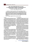 Thực trạng biểu hiện hành vi gây hấn của trẻ mẫu giáo lớn trong các trường mầm non ở thành phố Nam Định, tỉnh Nam Định