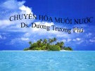 Bài giảng Chuyển hóa muối nước