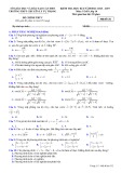 Đề thi học kì 1 môn Toán 10 năm 2018-2019 - Trường THPT chuyên Lý Tự Trọng - Mã đề 132