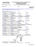 Đề thi thử THPT Quốc gia môn Hóa học năm 2019 lần 1 - Sở GD&ĐT Nghệ An - Mã đề 201