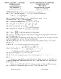 Đề thi chọn học sinh giỏi cấp huyện môn Toán 9 năm 2018-2019 - Phòng GD&ĐT huyện Can Lộc
