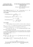 Đề thi chọn học sinh giỏi cấp trường môn Toán 10 năm 2017-2018 có đáp án - Trường THPT Lý Thái Tổ