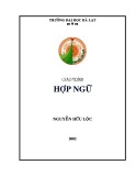 Giáo trình Hợp ngữ - Đại học Đà Lạt