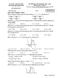 Đề thi HK1 môn Toán lớp 12 năm 2018-2019 - Sở GD&ĐT Thái Nguyên - Mã đề 485