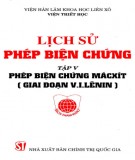 Phép biện chứng và lịch sử của nó (Tập V: Phép biện chứng Mácxít): Phần 1