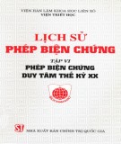 Phép biện chứng và lịch sử của nó (Tập VI: Phép biện chứng duy tâm thế kỷ XX): Phần 1