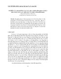 Nghiên cứu ảnh hưởng của các liều lượng bón đạm và kali đến năng suất lạc trên đất cát biển tỉnh Bình Định