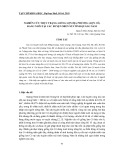 Nghiên cứu thực trạng giống lợn địa phương (lợn cỏ) đang nuôi tại các huyện miền núi tỉnh Quảng Nam