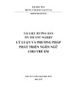 Tài liệu hướng dẫn ôn thi tốt nghiệp: Lý luận và phương pháp phát triển ngôn ngữ cho trẻ em