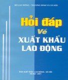 Xuất khẩu lao động - Sổ tay hỏi và đáp: Phần 1