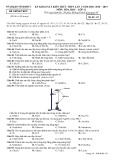 Đề khảo sát kiến thức THPT môn Hóa học 12 năm 2019 lần 1 - Sở GD&ĐT Vĩnh Phúc - Mã đề 413