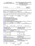 Đề tập huấn thi THPT Quốc gia môn Vật lí năm 2019 - Sở GD&ĐT Bắc Ninh - Mã đề 215