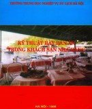 Bày bàn ăn trong khách sạn nhà hàng - Cẩm nang kỹ thuật