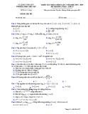 Đề thi KSCL môn Toán năm 2019 lần 3 - THPT Yên Lạc - Mã đề 202