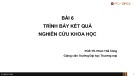 Bài giảng Bài 6: Trình bày kết quả nghiên cứu khoa học