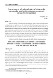 Ứng dụng các bộ biến đổi điện tử công suất trong điều khiển nối lưới cho tuabin gió và nguồn pin mặt trời