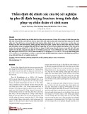 Thẩm định độ chính xác của bộ xét nghiệm tự pha để định lượng fructose trong tinh dịch phục vụ chẩn đoán vô sinh nam