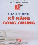 Giáo trình Kỹ năng công chứng: Phần 2