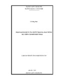 Luận văn Thạc sĩ Công nghệ thông tin: Nhận dạng hành vi của người tham gia giao thông dựa trên cảm biến điện thoại