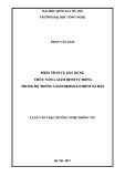 Luận văn Thạc sĩ Công nghệ thông tin: Phân tích và xây dựng chức năng giám định tự động trong hệ thống giám định bảo hiểm xã hội