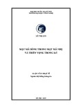 Luận văn Thạc sĩ hệ thống thông tin: Mật mã dòng trong mật mã nhẹ và triển vọng trong IoT