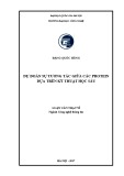 Tóm tắt Luận văn Thạc sĩ Công nghệ thông tin: Dự đoán sự tương tác giữa các protein dựa trên kỹ thuật học sâu