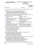 Đề thi KS THPT Quốc gia môn Lịch sử lớp 12 năm 2018-2019 lần 2 - THPT Nguyễn Viết Xuân - Mã đề 307