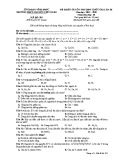 Đề thi KS ôn thi THPT Quốc gia môn Hóa học lớp 10 năm 2018-2019 lần 3 - THPT Nguyễn Viết Xuân - Mã đề 201