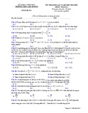 Đề thi KSCĐ môn Toán lớp 12 năm 2018-2019 lần 3 - THPT Tam Dương - Mã đề 485