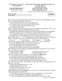 Đề thi thử THPT QG môn Lịch sử năm 2018-2019 lần 1 - Sở GD&ĐT Ninh Bình - Mã đề 023
