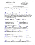 Đề thi KSCĐ môn Toán lớp 12 năm 2018-2019 lần 3 - THPT Tam Dương - Mã đề 132