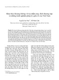 Khai thác khoảng không vũ trụ nhằm mục đích thương mại và những kinh nghiệm pháp lý quốc tế của Việt Nam