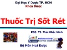 Bài giảng Điều trị thuốc rét