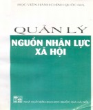 Nguồn nhân lực xã hội và các phương pháp quản lý: Phần 1