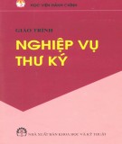 Giáo trình Nghiệp vụ thư ký: Phần 2