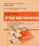 Giáo trình Kỹ thuật soạn thảo văn bản: Phần 1