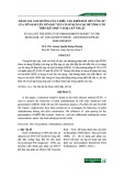 Đánh giá ảnh hưởng của chiều cao khối đắp đến ứng xử của nền đáp lên nên đất yếu có sử dụng cọc bê tông cốt thép kết hợp vải địa kỹ thuật