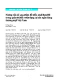 Những vấn đề quan tâm để triển khai Basel II trong quản trị rủi ro tín dụng tại các ngân hàng thương mại Việt Nam